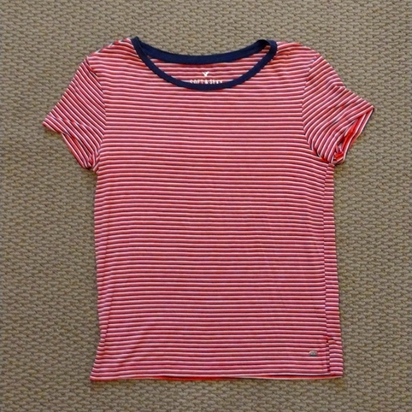 American Eagle Outfitters Soft & Sexy Striped Shirt - Picture 1 of 11